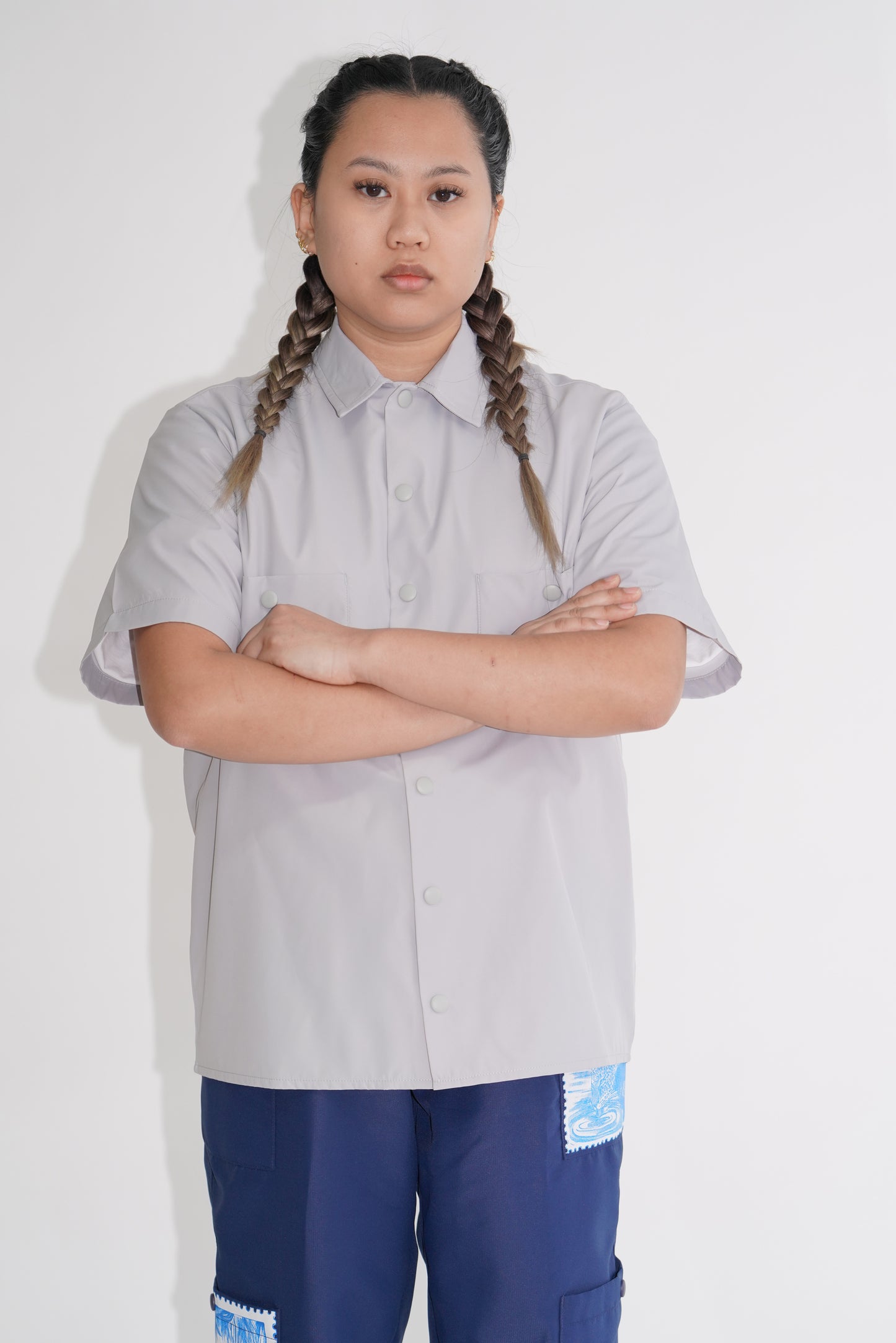 Short Sleeve Adventure Shirt - Stamps