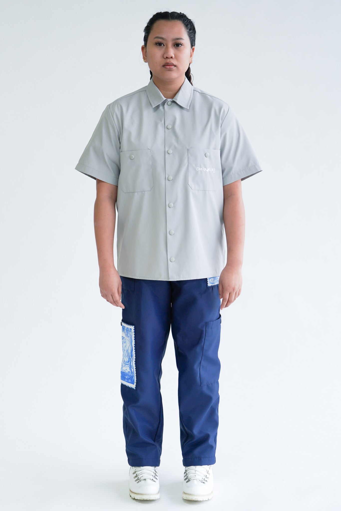 Short Sleeve Adventure Shirt - Stamps