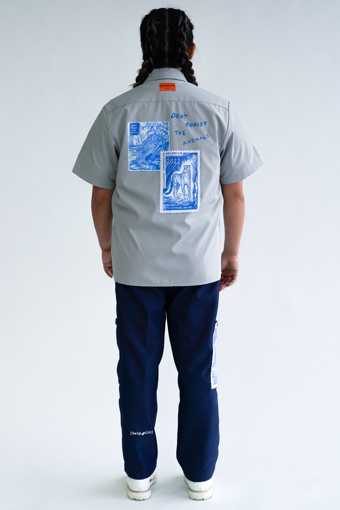 Short Sleeve Adventure Shirt - Stamps