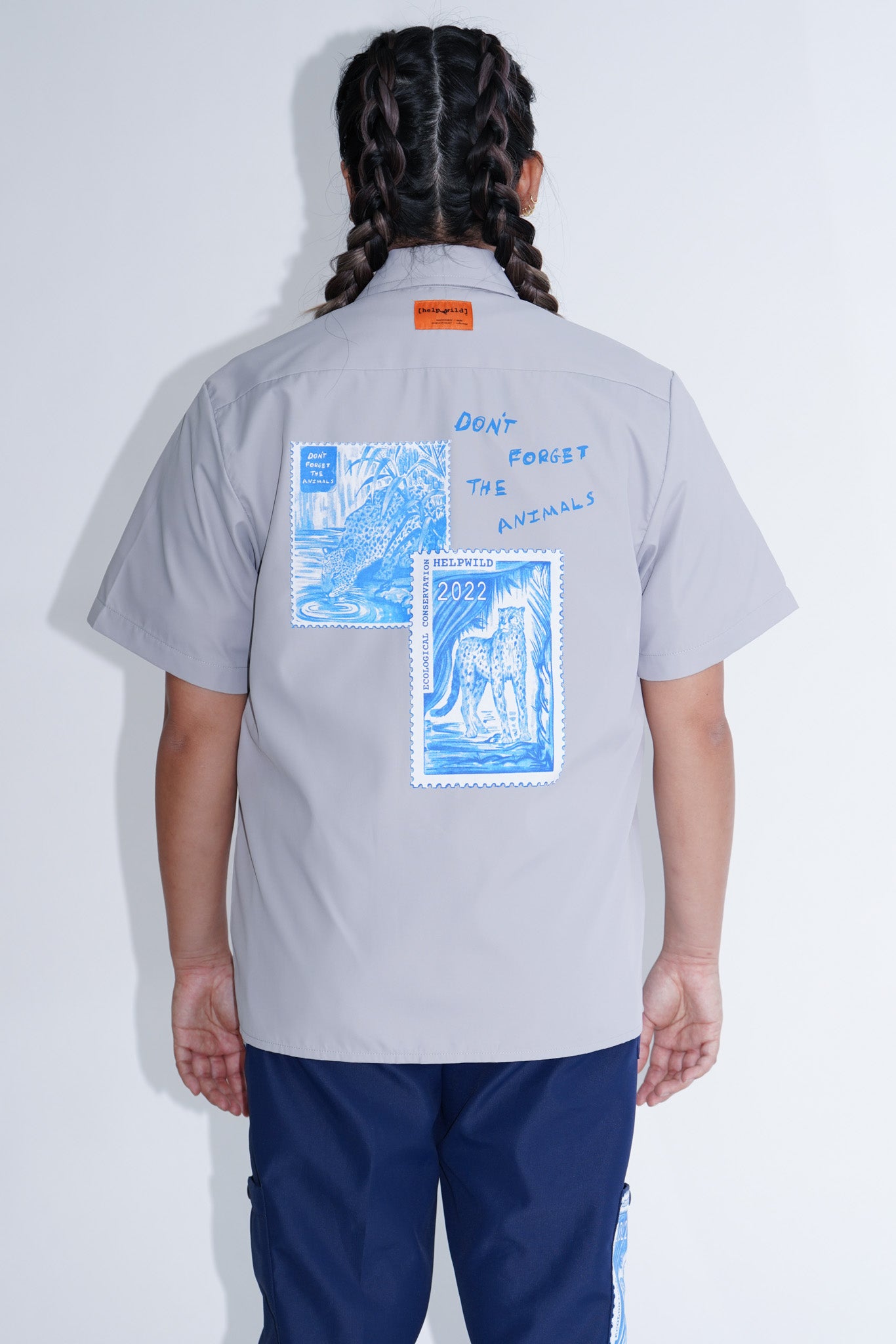 Short Sleeve Adventure Shirt - Stamps