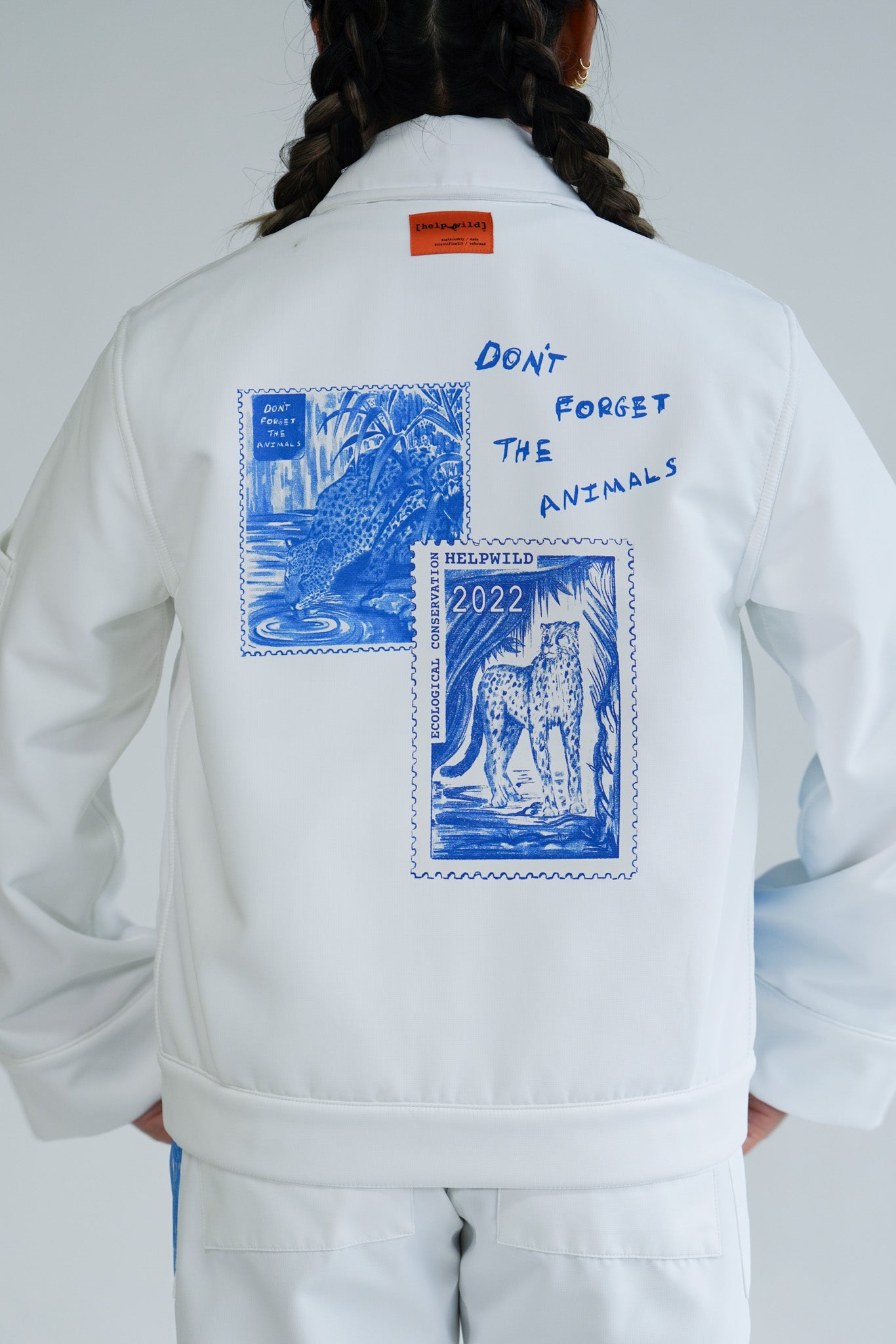 Adventure Jacket - White - Reversible Waterproof