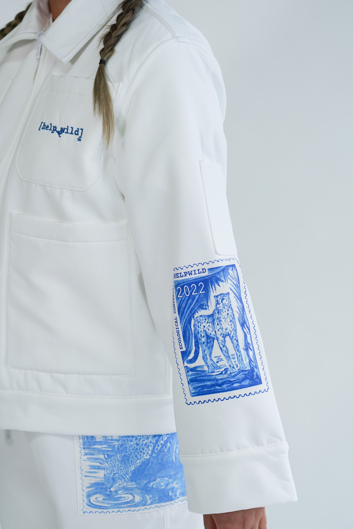 Adventure Jacket - White - Reversible Waterproof