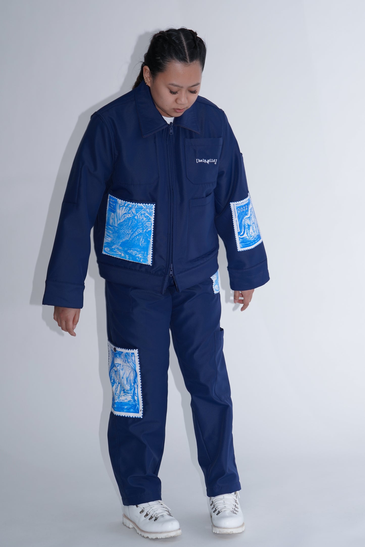 Adventure Jacket - Navy - Reversible Waterproof