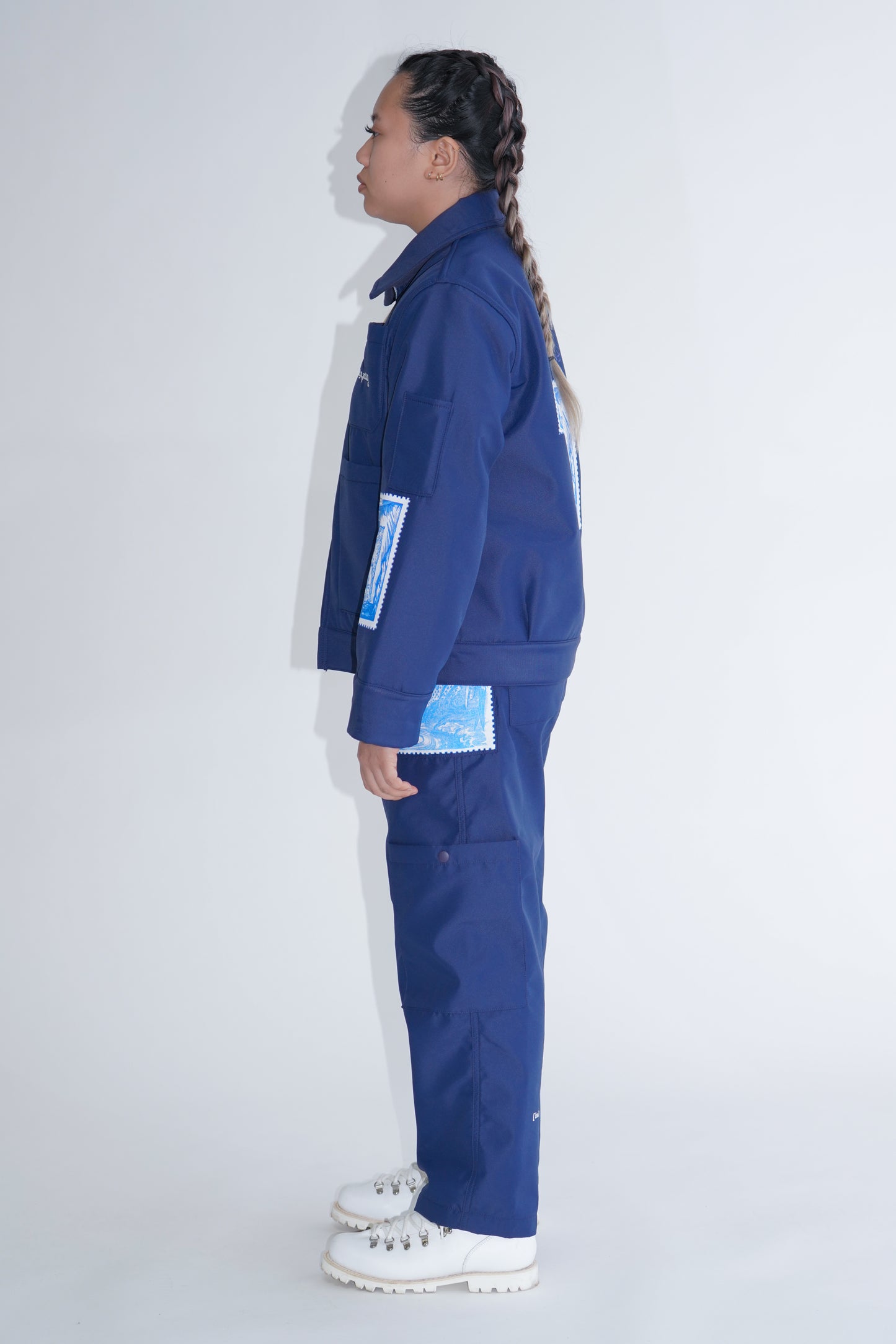Adventure Jacket - Navy - Reversible Waterproof
