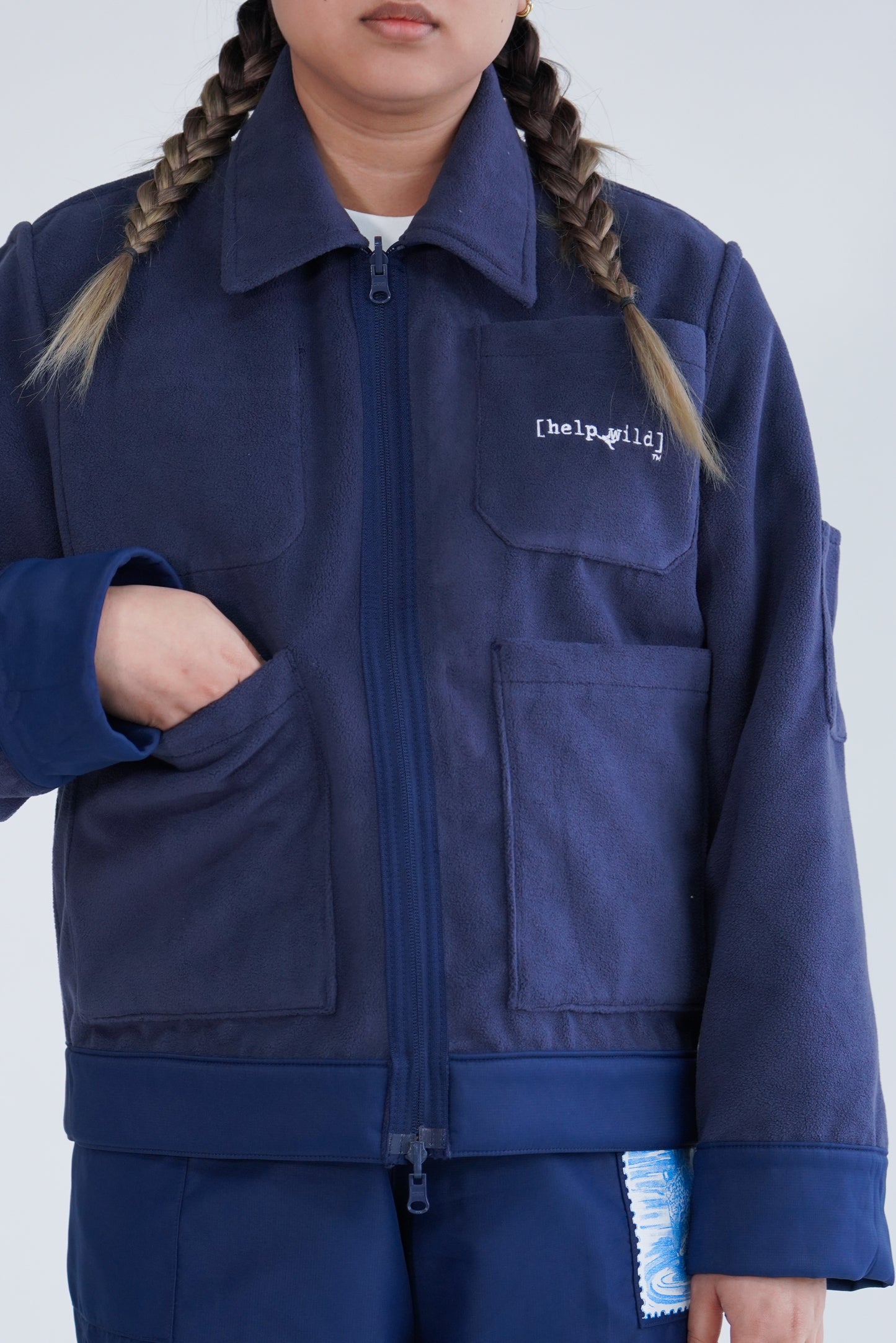 Adventure Jacket - Navy - Reversible Waterproof