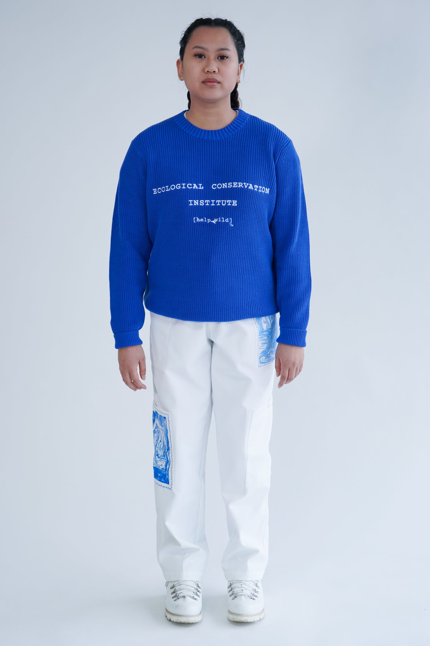 Institute Knit Sweater - Blue