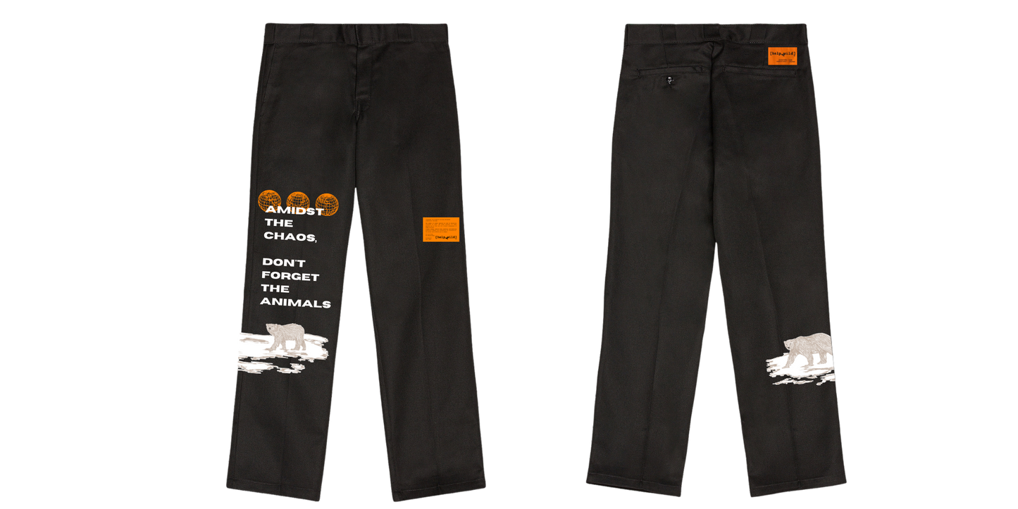 Work Pants - Polar Bear - Black