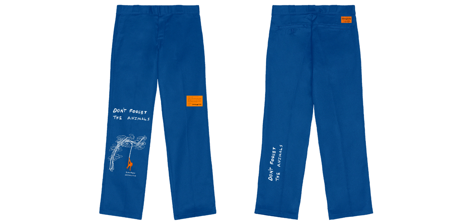 Work Pants - Orangutan - Blue