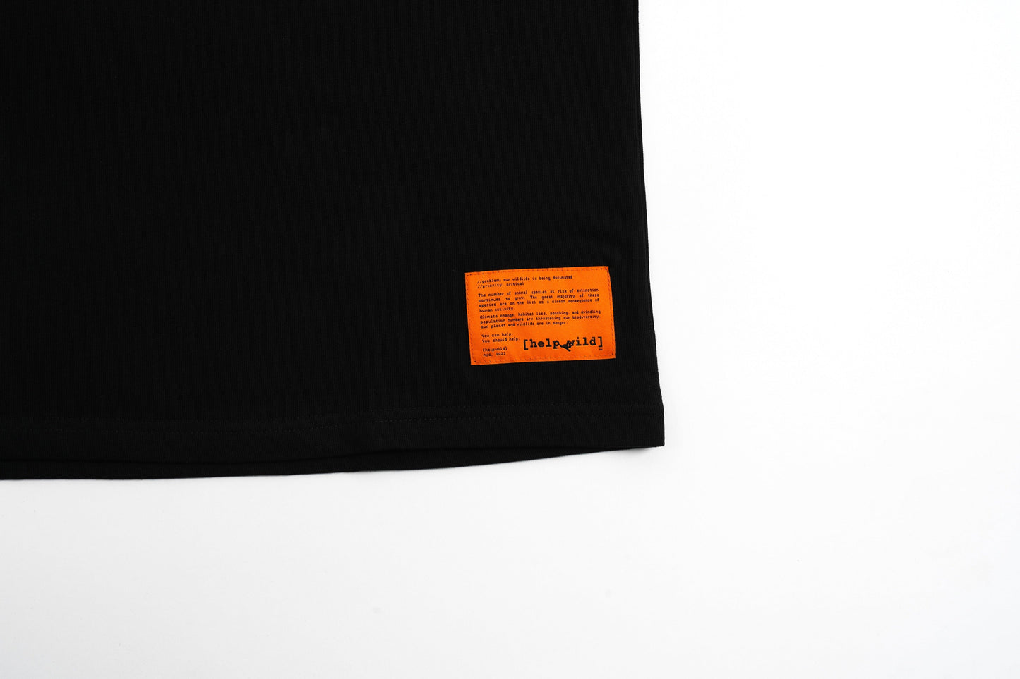 Organic Cotton T-shirt - Orangutan - Black
