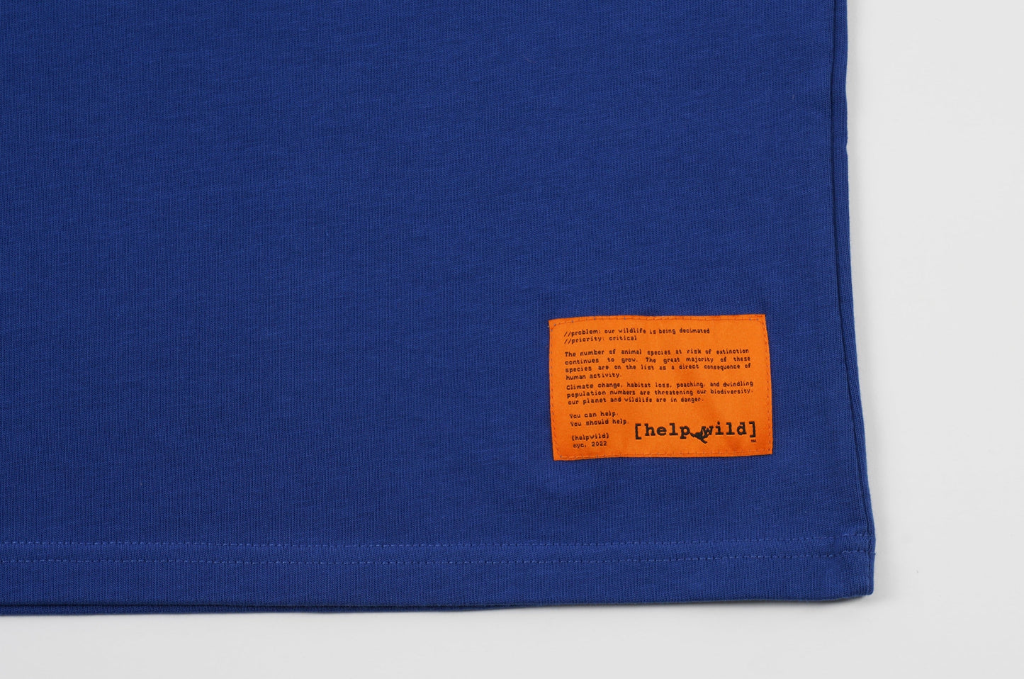 Organic Cotton T-shirt - Polar Bear - Blue