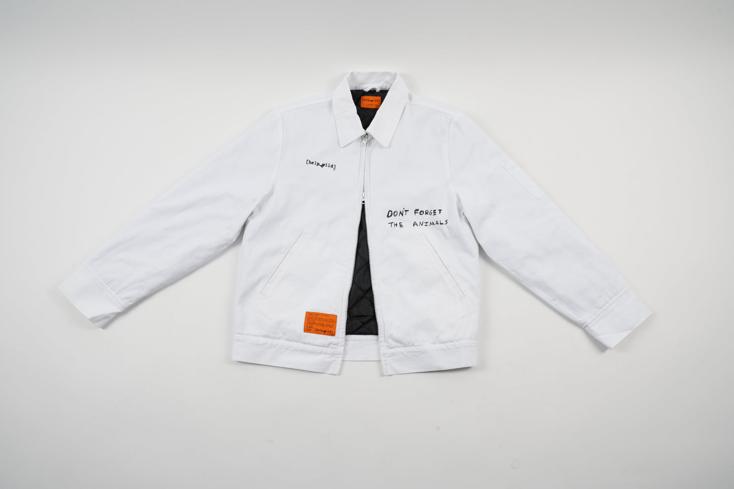 Twill Work Jacket - Orangutan - White