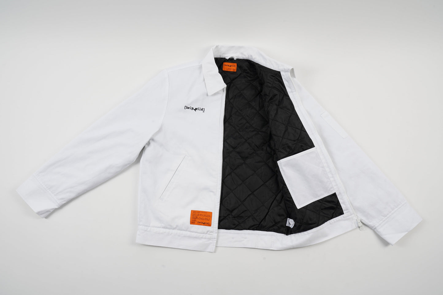 Twill Work Jacket - Orangutan - White