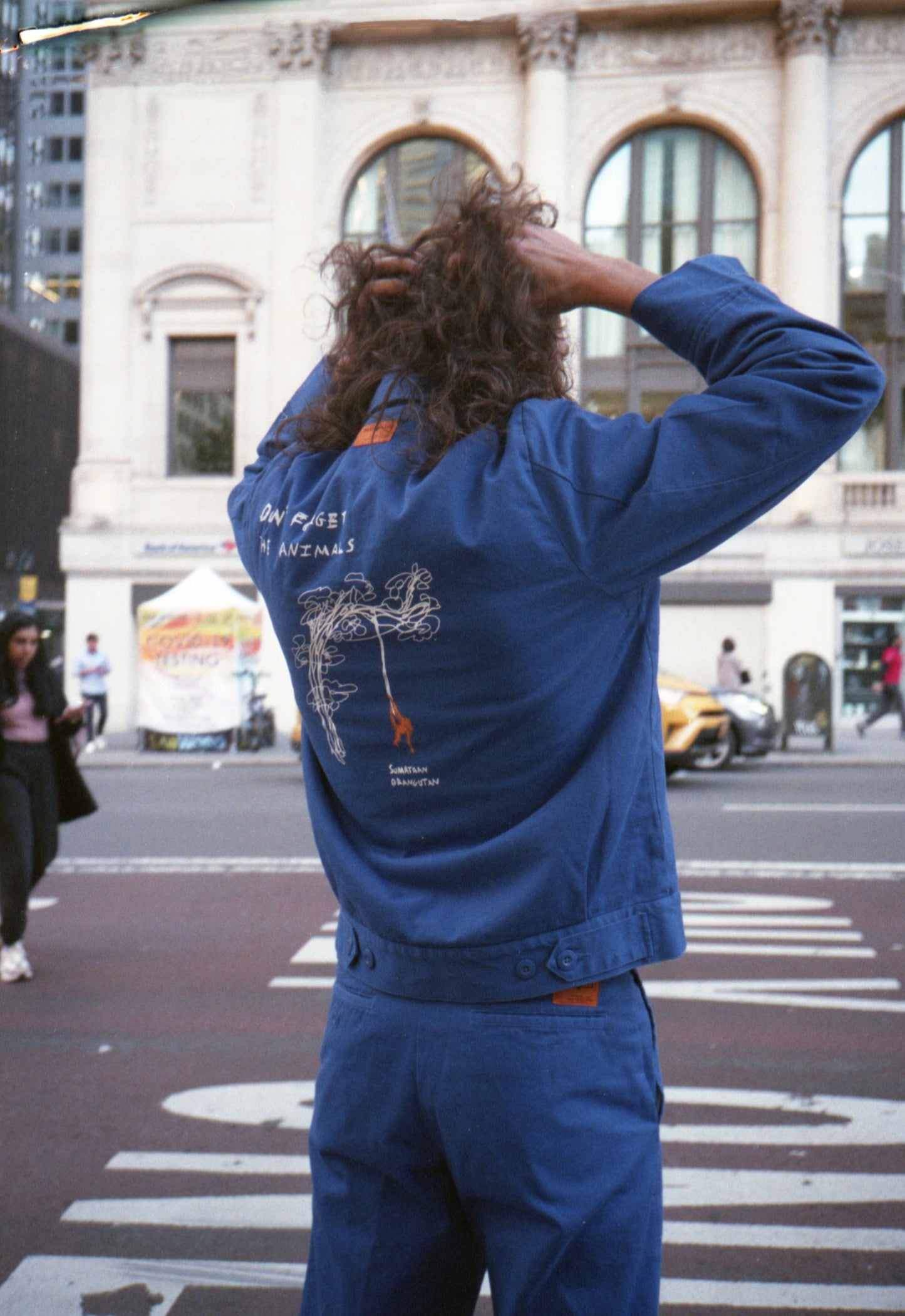 Work Pants - Orangutan - Blue