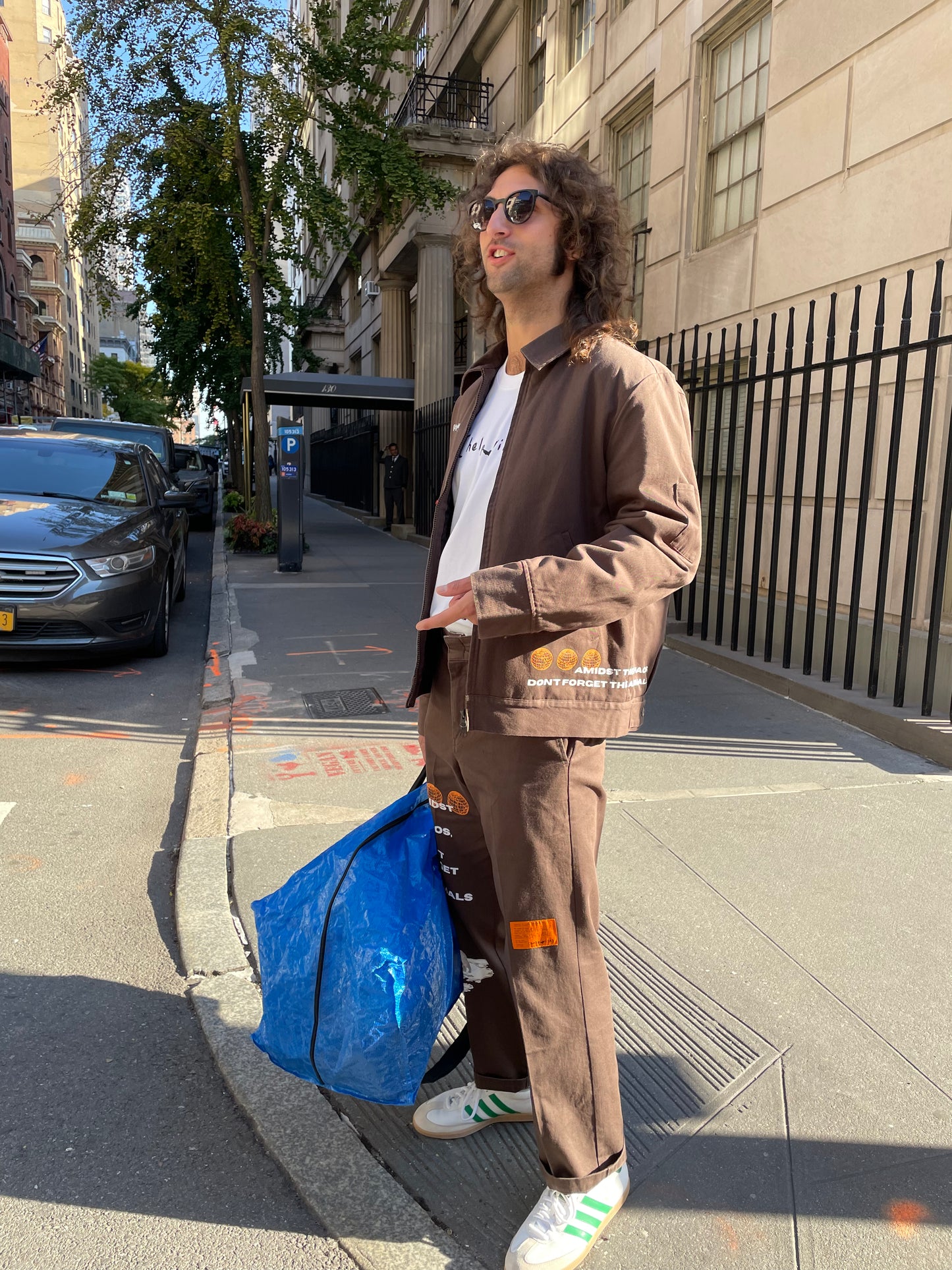 Twill Work Jacket - Polar Bear - Brown