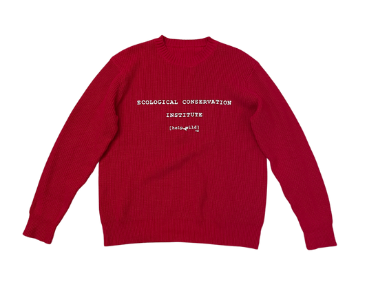 Institute Knit Sweater - Red